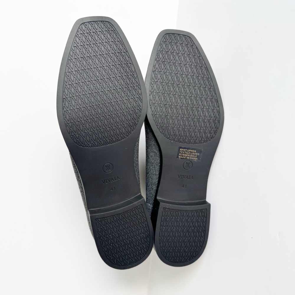 Vivaia Ryan Slip-On Square Toe Chelsea Ankle Boots in Grey | Size 41 NWOT - Picture 8 of 12